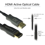 ACT Connectivity HDMI Premium 4K Active Optical Cable v2.0 HDMI-A male - HDMI-A male, 15 meter  kabel Zwart