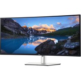 Dell UltraSharp U4025QW 39.7" 4K UHD Curved UltraWide monitor Zilver, HDMI, DisplayPort, 5x USB-A, 3x USB-C, 2x Thunderbolt 4, RJ-45, 120 Hz