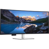 Dell UltraSharp U4025QW 39.7" 4K UHD Curved UltraWide monitor Zilver, HDMI, DisplayPort, 5x USB-A, 3x USB-C, 2x Thunderbolt 4, RJ-45, 120 Hz