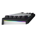 Hator Skyfall MAG Ultima 8K Wireless RGB mechanisch gaming toetsenbord Zwart, US lay-out (QWERTY), HATOR Aurum Ice, 65%, RGB, Double-shot PBT, Hot-swap, 2.4GHz | Bluetooth | USB-C