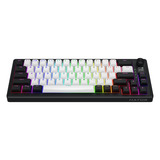 Hator Skyfall MAG Ultima 8K Wireless, gaming toetsenbord Zwart, US lay-out, HATOR Aurum Ice, 65%, RGB, Double-shot PBT, Hot-swap, 2.4GHz / Bluetooth / USB-C