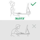 Leitz Ergo Verstelbare Monitorstandaard Grijs