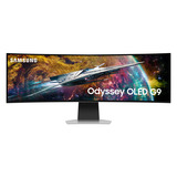 Samsung Odyssey G9 S49CG950SU 49" Curved UltraWide gaming monitor Zilver, 240 Hz, HDMI Micro, HDMI, DisplayPort, Wi-Fi 5, Bluetooth 5.2, USB Type-C, Audio, AMD FreeSync