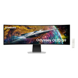 Samsung Odyssey G9 S49CG950SU 49" Curved UltraWide gaming monitor Zilver, 240 Hz, HDMI Micro, HDMI, DisplayPort, Wi-Fi 5, Bluetooth 5.2, USB Type-C, Audio, AMD FreeSync