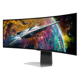 Samsung Odyssey G9 S49CG950SU 49" Curved UltraWide gaming monitor Zilver, 240 Hz, HDMI Micro, HDMI, DisplayPort, Wi-Fi 5, Bluetooth 5.2, USB Type-C, Audio, AMD FreeSync