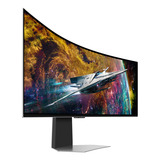 Samsung Odyssey G9 S49CG950SU 49" Curved UltraWide gaming monitor Zilver, 240 Hz, HDMI Micro, HDMI, DisplayPort, Wi-Fi 5, Bluetooth 5.2, USB Type-C, Audio, AMD FreeSync