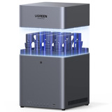 UGREEN NASync DH4300 Plus Grijs, 1x 2,5GbE, HDMI, USB-C