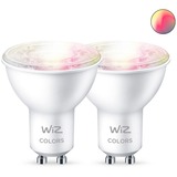 WiZ Spot PAR16 GU10 x2 ledlamp Wifi + Bluetooth protocol, 2 stuks