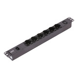 APC Easy rack PDU Basic stekkerdoos Zwart, 10A , 1U, 6x SCHUKO, EPDU1010B-SCH