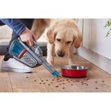 BLACK+DECKER BHHV520BF-QW 18V 2.0Ah smart tech Kruimeldief met laadstation handstofzuiger Donkergrijs/blauw, Incl. Laadstation