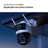 Imou Cruiser Pano Z Quadruple-lens zoom camera bundel Wit, 2 stuks, 4MP+4MP+5MPx2, PoE