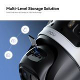 Imou Cruiser Pano Z Quadruple-lens zoom camera bundel Wit, 2 stuks, 4MP+4MP+5MPx2, PoE