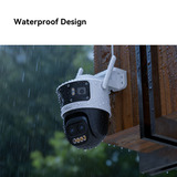 Imou Cruiser Pano Z Quadruple-lens zoom camera bundel Wit, 2 stuks, 4MP+4MP+5MPx2, PoE