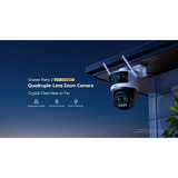 Imou Cruiser Pano Z Quadruple-lens zoom camera bundel Wit, 2 stuks, 4MP+4MP+5MPx2, PoE