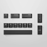Iqunix F97 Dark Side Wireless Mechanical Keyboard Zwart, US lay-out (QWERTY), Cherry MX Brown, 96%, RGB leds, Hot-swappable, PBT, 2.4GHz | Bluetooth 5.1 | USB-C