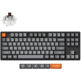Keychron K8 Max-J3 RGB mechanisch toetsenbord Zwart, US lay-out (QWERTY), Keychron Super Brown, 80% (TKL)	, RGB leds, OSA Double-shot PBT, hot swap, USB-C | 2.4 GHz | Bluetooth 5.1