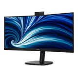 Philips 34B2U3600CH 34" Curved UltraWide monitor Zwart, 2x HDMI, DisplayPort, 3x USB-A, USB-B, USB-C, RJ-45