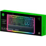 Razer BlackWidow V4 Pro RGB mechanisch gaming toetsenbord Zwart, US lay-out (QWERTY), Razer Green, 100%