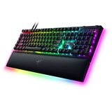 Razer BlackWidow V4 Pro, gaming toetsenbord Zwart, US lay-out, Razer Green, RGB leds, Doubleshot ABS