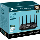 TP-Link Archer AX72 Pro mesh router Zwart, USB 3.0