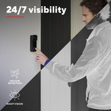 Trust DOORCAM-3000 Slimme WiFi deurbelcamera Zwart, 2.4 GHz wifi