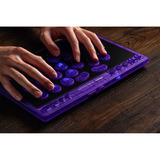 8BitDo Arcade Controller - Transparent Purple Signature Edition Paars/transparant, 2.4 GHz / Bluetooth / USB, Nintendo Switch 1 + 2, Pc