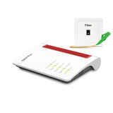 AVM AVM FRITZ!Box 5530 Fiber Edition International router Wit/rood