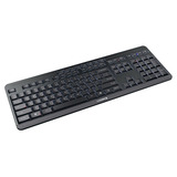 CHERRY STREAM KEYBOARD ULTIMATE Zwart, US lay-out (QWERTY), Cherry SX-Schaartechnologie, 100%, White leds, ABS, 2.4 GHz / Bluetooth / USB