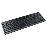 CHERRY STREAM KEYBOARD ULTIMATE Zwart, US lay-out (QWERTY), Cherry SX-Schaartechnologie, 100%, White leds, ABS, 2.4 GHz / Bluetooth / USB