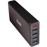 Club 3D USB Type A and C Power Charger, 5 ports up to 111W Zwart