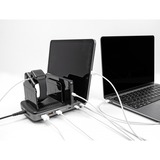 DeLOCK 112W USB oplaadstation met 3x USB-C PD + 3x USB-A Grijs, 3x USB-C, 3x USB-A
