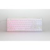 Ducky One 3 Classic Pure White TKL, toetsenbord Wit, US lay-out, Cherry MX Brown, RGB led, Double-shot PBT, Hot-swappable, QUACK Mechanics, 80%