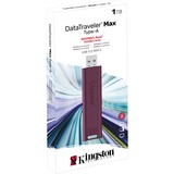 Kingston DataTraveler Max 1 TB usb-stick Bordeaux, DTMAXA/1TB, USB-A 3.2 Gen 2 (10 Gbit/s)