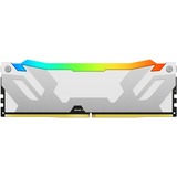 Kingston FURY 32 GB DDR5-6400 Kit werkgeheugen Wit, KF564C32RWAK2-32, Renegade RGB, XMP