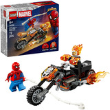 LEGO Marvel - Spider-Man vs. Ghost Rider motor Constructiespeelgoed 76335
