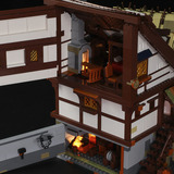 Lumibricks Middle Ages - Medieval Market Constructiespeelgoed F9015