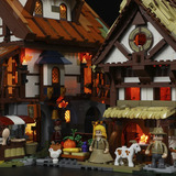 Lumibricks Middle Ages - Medieval Market Constructiespeelgoed F9015