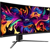 MSI MPG 341CQPX QD-OLED 34.18" Curved UltraWide gaming monitor Zwart, 2x HDMI, DisplayPort, 2x USB-A, USB-B, USB-C, 240 Hz