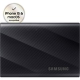 SAMSUNG Portable T9 1 TB externe SSD Zwart, MU-PG1T0B/EU, USB-C 3.2 (20 Gbit/s)