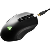 Sharkoon SKILLER SGM30W gaming muis Zwart, 600 - 6000 dpi, RGB, 2.4 GHz / USB