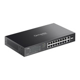TP-Link Omada ES220GP 20-Poort Gigabit Easy Managed Switch Zwart, 16x PoE+, 2x Gigabit SFP