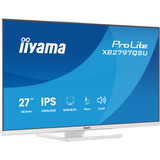 iiyama ProLite XB2797QSU-W1 27" monitor Wit (mat), HDMI, DisplayPort, USB, Audio