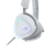 ASUS ROG Delta II Moonlight White Edition over-ear gaming headset Wit, RGB, 3.5 mm, 2.4 GHz, Bluetooth