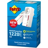 AVM FRITZ!Powerline 1220E Set Internationaal Wit, 2 stuks