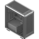 Cooler Master  midi tower behuizing Zilver | 2x USB-A | 1x USB-C | RGB | Window