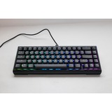 Ducky ProjectD Tinker 65 met QMK/VIA, toetsenbord Zwart/wit, US lay-out, Cherry MX Blue, RGB led, Double-shot PBT, Hot-swappable, Gasket mount, 65%