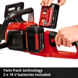 EINHELL Accu Kettingzaag GE-LC 36/35 Li-Solo Rood/zwart, Accu en oplader niet inbegrepen