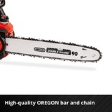 EINHELL Accu Kettingzaag GE-LC 36/35 Li-Solo Rood/zwart, Accu en oplader niet inbegrepen
