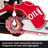 EINHELL Accu Kettingzaag GE-LC 36/35 Li-Solo Rood/zwart, Accu en oplader niet inbegrepen