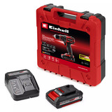 EINHELL Professional Accu Klopboor-/Schroefmachine TP-CD 18/60 Li-i BL (1x 2.0 Ah) klopboorschroevendraaier Rood/zwart, Incl. 1x 2.0 Ah Power X-Change accu en lader